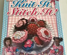 Knit It. Stitch it. Craft Book for kids.