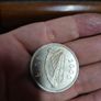 Irish Millenium Punt coin 2000 and 1988 50p Image 6