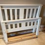 White Solid Single Wooden Bed Frame - Can Deliver Image 2