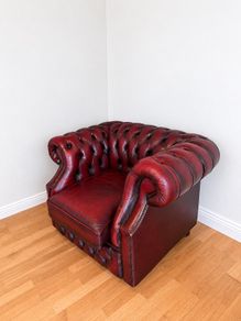 Chesterfield Oxblood Armchair