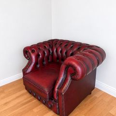Chesterfield Oxblood Armchair