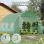 Polytunnel Greenhouse 3x3x2 m 9m Poly Tunnels Gardening Walk In Pollytunnel Tent with Steel Frame Image 8
