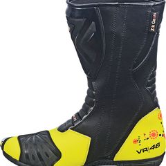 Premium Leather Racing Motorcycle Boots High-Performance Biker Boots
