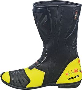 Premium Leather Racing Motorcycle Boots High-Performance Biker Boots