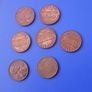 Lincoln Memorial Cent & Wheat Ears Cent Coins x 7 (1952 to 1973) Image 2