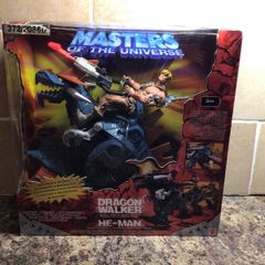 Masters of the universe dragon walker & he man -new and unopened