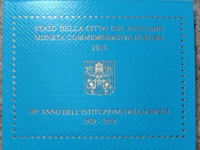 Vatican 2 Euro Brilliant Uncirculated Coin 2019 - Foundation of the Vatican City State
