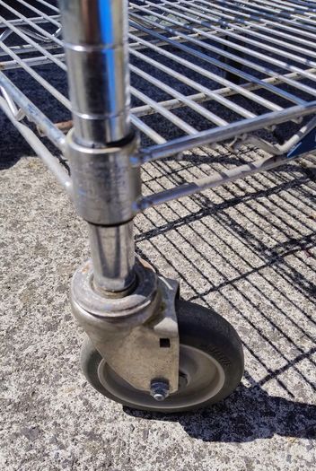 Heavy Duty Metro Wire Shelf Utility Rolling Cart / Shelved Trolley
