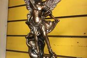 Bronze statue of arch angel Micheal