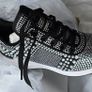Michael Kors Women's Georgie Crystal Trainer Sneaker, Black, 36.5 EU, 4.5 UK Image 2