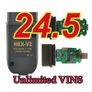 26.3 VAG Tool  1996-2017 VAG COM HEX V2 ATMEGA Cable Autocom Diagnostic Cable Multi-Language OBD2 Scanner HEX V2 VCDS TOOL Image 4