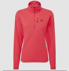 Mountain Equipment Women's Micro Half Zip Fleece Top (Hibiscus) UK16