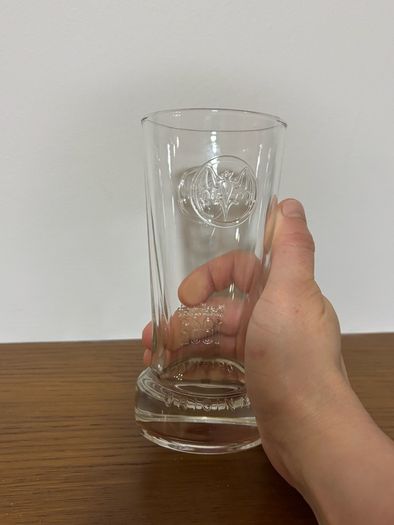 Bacardi Originals "Casa Fundada 1862" embossed glass tumbler