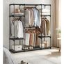 SET OF TWO Open wardrobe with 4 hanging compartments Image 5
