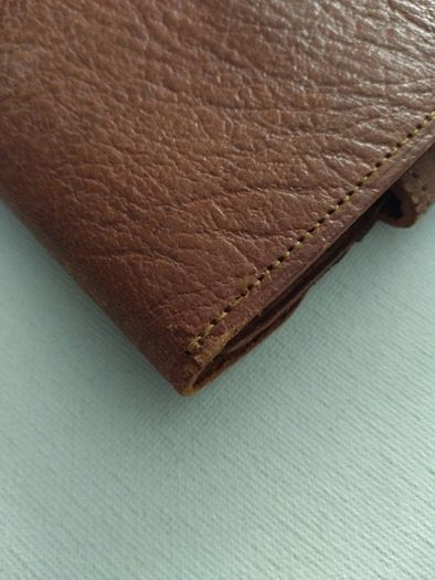 Freepost  Unusual Vintage Devon Leathercrafts Goatskin Wallet / Purse
