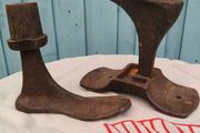 Vintage Cast iron Shoe last and anvil