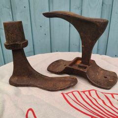 Vintage Cast iron Shoe last and anvil