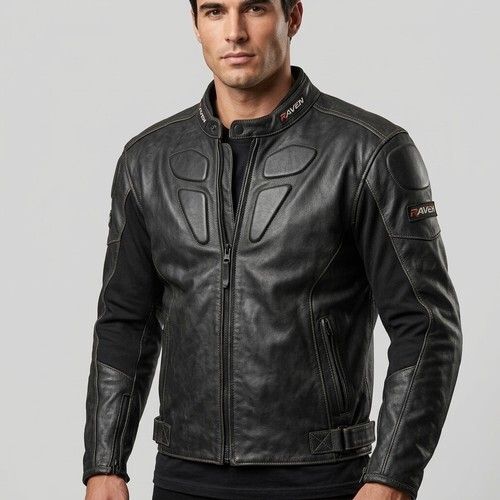leather biker jacket