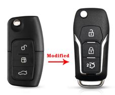 3 Button Modified Flip Folding Remote Control car Key Shell Case for Ford Focus 2 3 Mondeo Fiesta key Fob Case