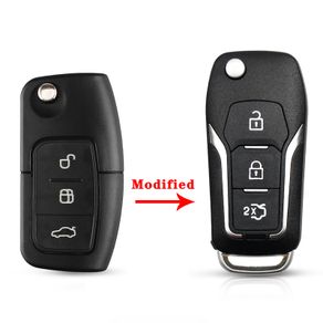 3 Button Modified Flip Folding Remote Control car Key Shell Case for Ford Focus 2 3 Mondeo Fiesta key Fob Case