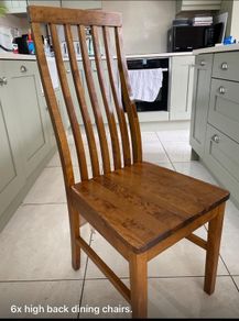 6 Highback Dinning Chairs