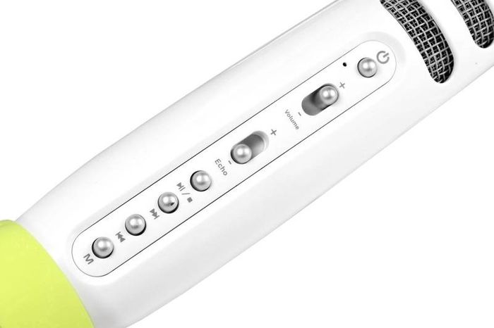 Technaxx MusicMan Karaoke Microphone Kids BT-X36, 115dB, Bluetooth, playtime 22 hours, white