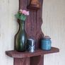 Rustic Floating Shelf Display piece Image 8