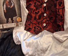 Boys Deluxe Vampire Halloween Costume Age 7-9 (Size M)