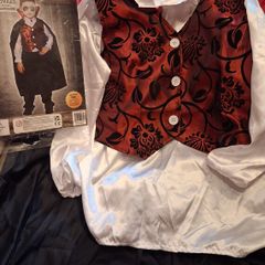 Boys Deluxe Vampire Halloween Costume Age 7-9 (Size M)