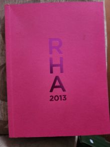 R.h.a. 2013. Art Catalogue.  Paperback In Very Good Condition.