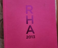 R.h.a. 2013. Art Catalogue.  Paperback In Very Good Condition.