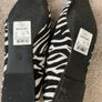 New Next Black & White Womens Zebra Flat Loafer Pointed Shoes Size 5 Image 3