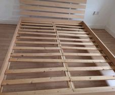 Lovely Sturdy 5Ft Wooden King Size Bed Frame - Can Deliver