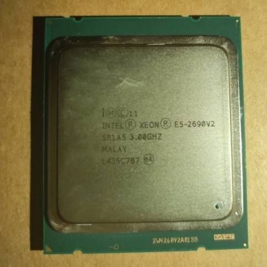 Intel Xeon Processor E5-2690 v2 25M Cache, 3.00 GHz. 20 logical processors/threads 50 euro each