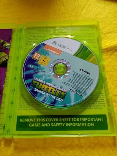 Teenage mutant Ninja Turtles Danger of the Ooze Doze Xbox 360 games Original