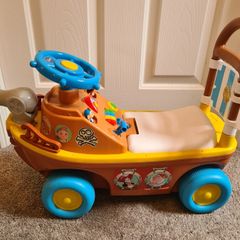 ride on pirate ship - toddler