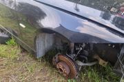 e90 driver side wing black