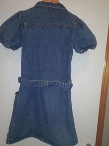 girls denim dress