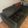 DFS 2 Seater Green Sofa Image 7