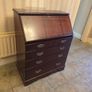 Vintage Mahogany-Style Bureau or Writing Desk Image 3