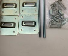 Anchor bolts,plates and fixtures M10  200mm galvanised