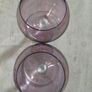 Pair of Lednicke Rovne Slovakia Pink Brandy Glasses Image 5