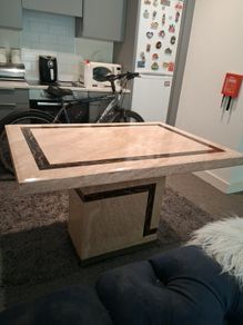 marble table