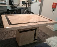 marble table