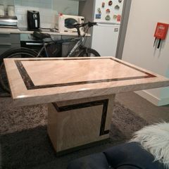marble table
