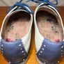 Hispanitas Ladies Brogue Style Shoes Blue with Floral insole pattern UK4 EUR37   S-D Image 7