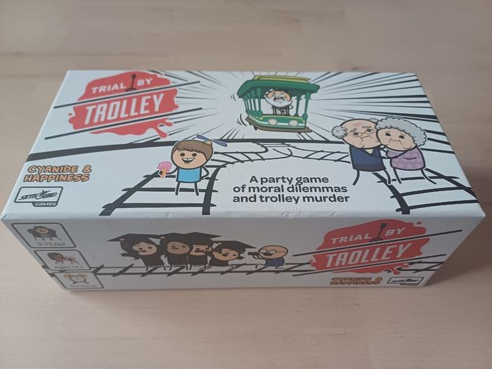 Trial by Trolley Party Card Game Cyanide & Happiness 2020
