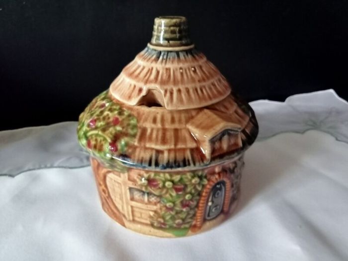 Vintage Japanese Marutomo Ware Jam Pot