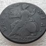 Britanniar  1745  George  Ll   Half Penny Image 3