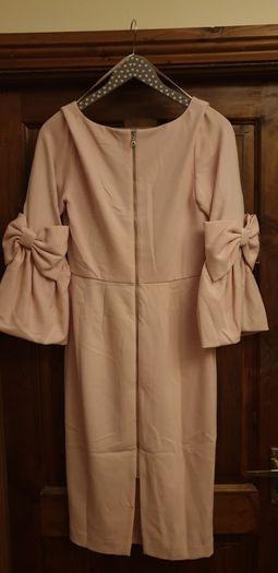 V by Very Blush Pink Midi Dress size 10